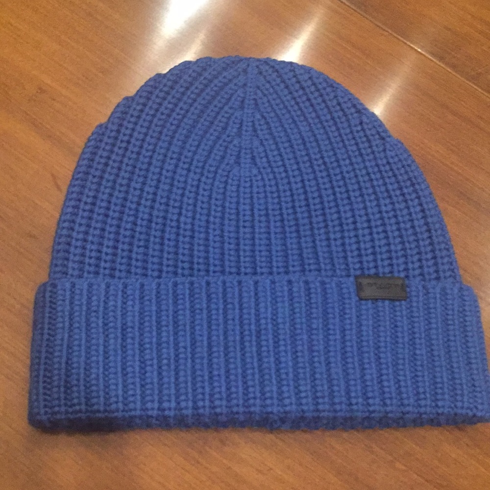Coach merino wool knit beanie hat - Picture 2 of 3